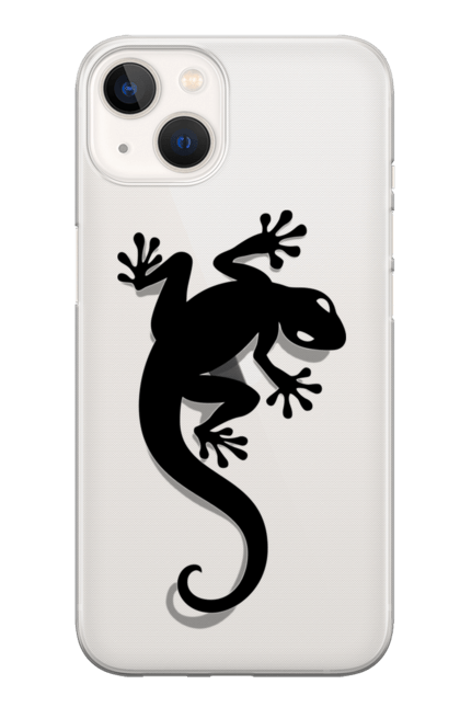 Чохол для телефону з принтом "Гекон". Гекон, гекон 3d, крута, прикольна, ящірка. CustomPrint.market