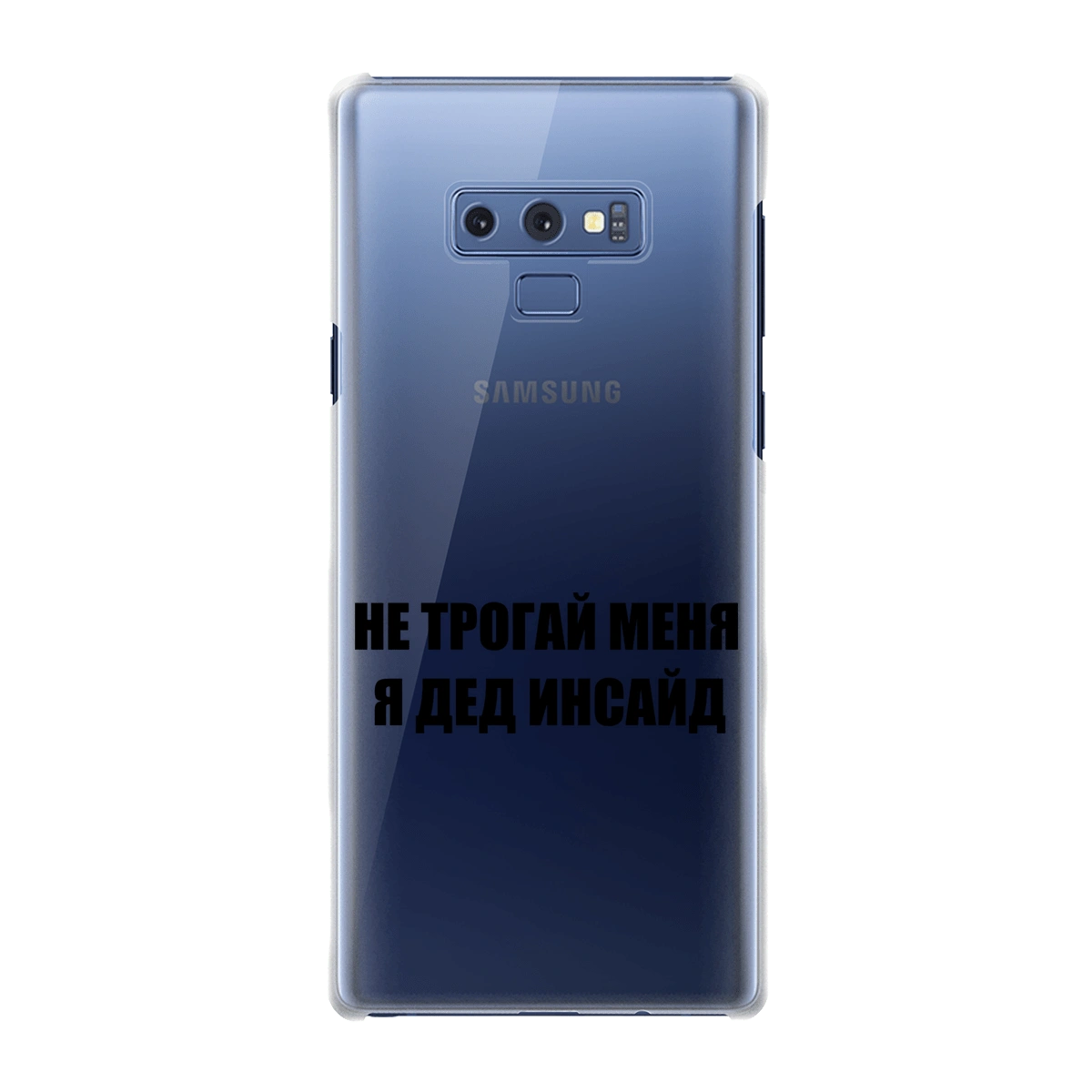 Чехол для телефона Samsung Galaxy Note 9 прозрачного цвета с принтом 