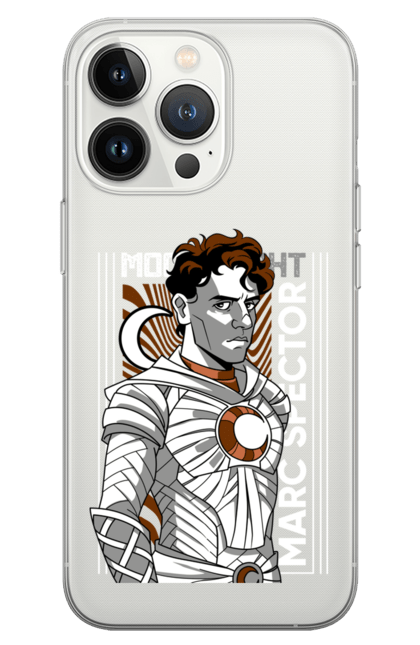 Phone case with prints Moon Knight. Marc spector, marvel, mcu, moon knight, series, steven grant, tv show. 2070702