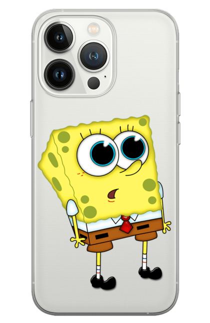 Чохол для телефону з принтом "Губка Боб". Spongebob, бікіні боттом, губка боб, крабсбургер, мультфільм. futbolka.stylus.ua