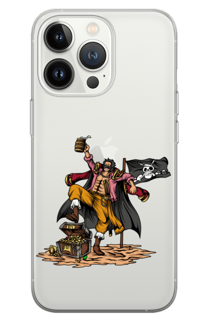 Phone case with prints One Piece Gol D. Roger. Anime, gol d. roger, gold roger, manga, one piece, straw hat pirates. 2070702