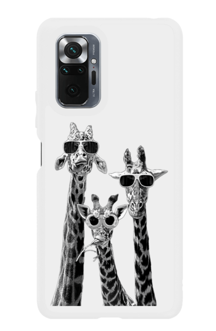 Чохол для телефону з принтом "Тріо на чилі". Жираф, жираф в окулярах, замовити, іржака, літня футболка, літо, ми на чилі, на чилі, найкращий тренд, позитив, розслабився, сонцезахисні окуляри, стебло, три жирафи, шия. CustomPrint.market