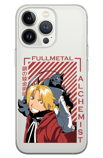 Phone case with prints Fullmetal Alchemist. Adventures, alphonse elric, anime, edward elric, fullmetal alchemist, light novel, manga, steampunk. 2070702