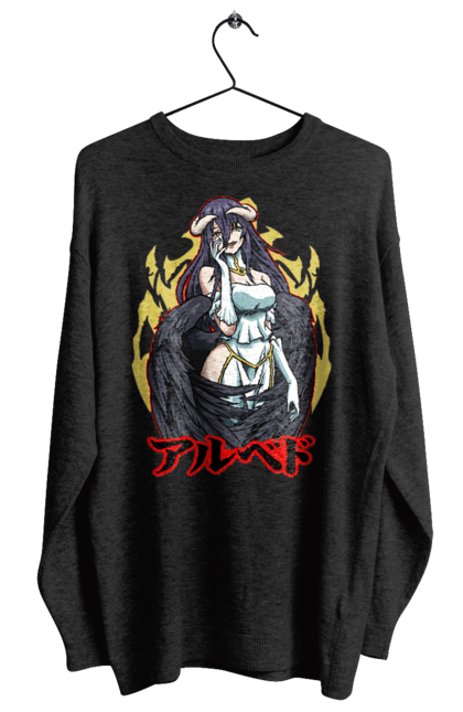 Women's sweatshirt with prints Overlord Albedo. Albedo, anime, lord, overlord, tv series. 2070702