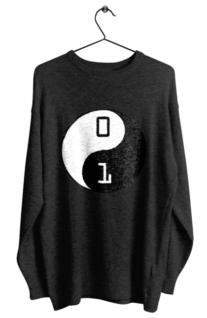 Світшот жіночий з принтом "Інь Янь". Angular, c, css, html, it, javascript, jquery, php, python, react, svelt, vue, айтишник, айті, гумор, код, кодувати, прогер, програміст, програмісти, ти ж, ти ж програміст, тиж програміст. 2070702