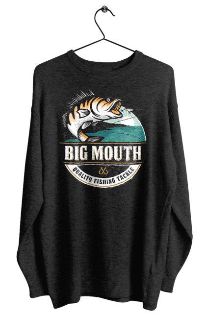 Світшот жіночий з принтом "Рибалка". Вилика рибалка, рибалка, хоббі. 2070702