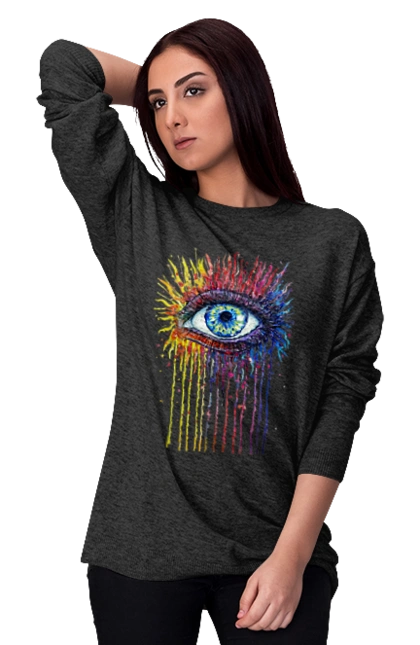 Красочно Течет Глаз