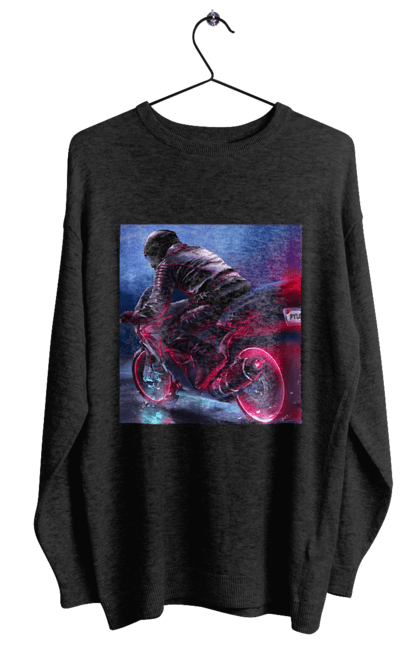 Світшот жіночий з принтом "Мотоцикл". Motolove, мотолов, мотоцикл, опві, україна. 2070702