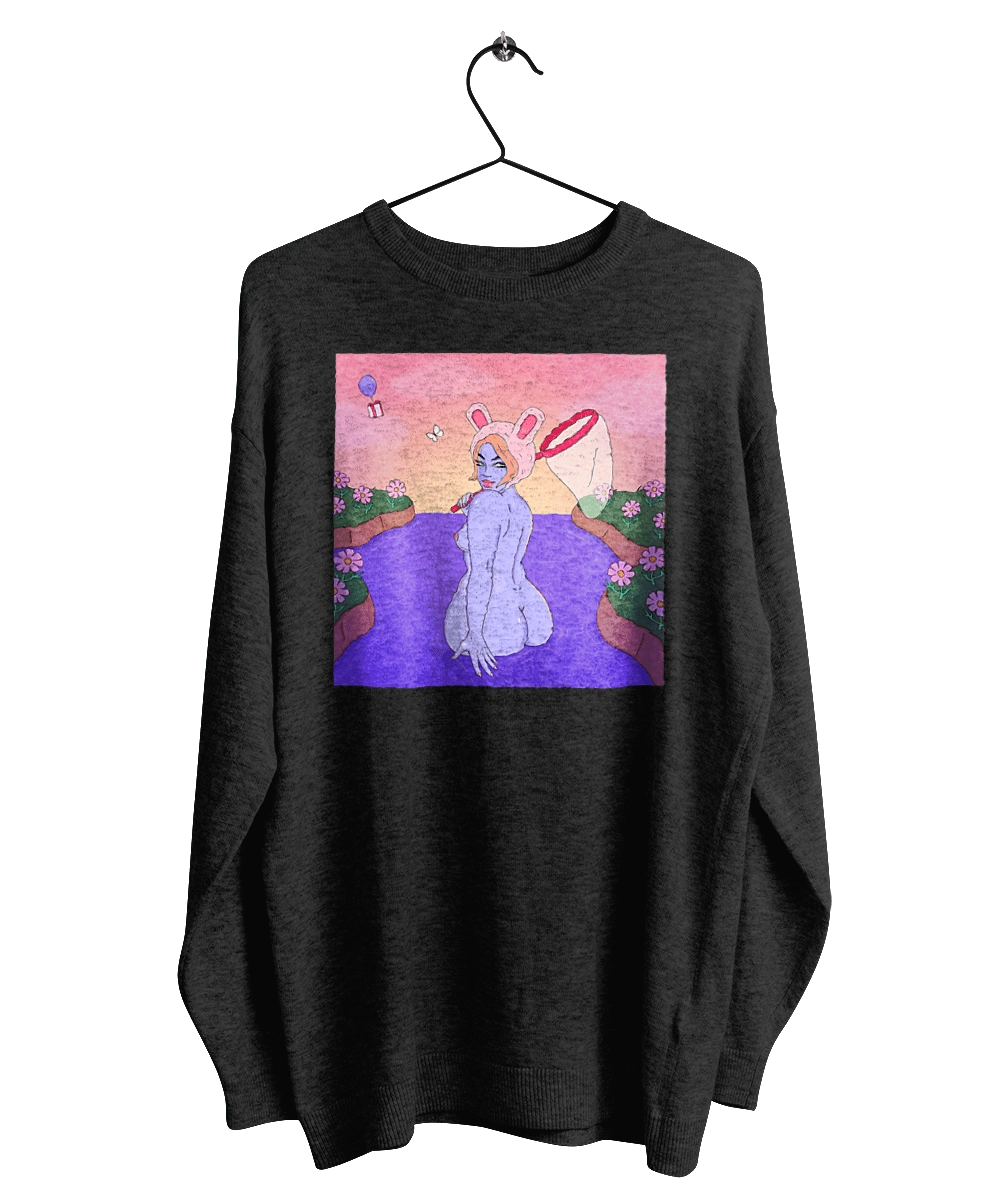 Purple Girl On The Hunt