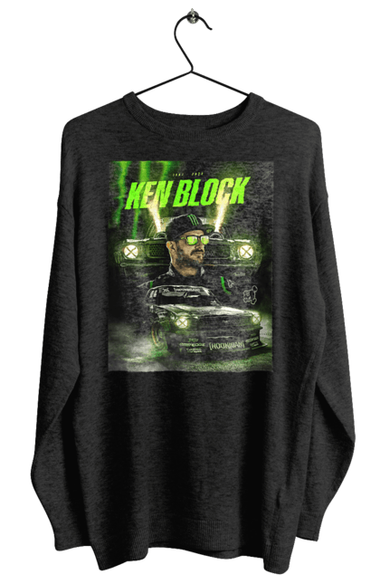 Світшот жіночий з принтом "Кен Блок". Ken block, гонщик, кен блок, машины. 2070702