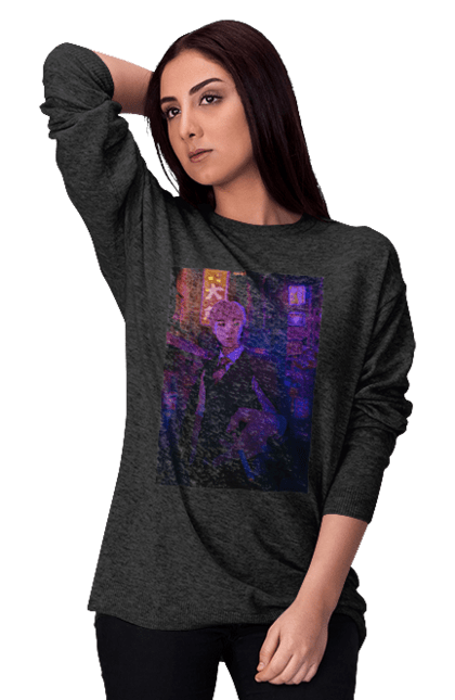 Світшот жіночий з принтом "BTS | kpop | Jin". Bts, jin, kpop. CustomPrint.market
