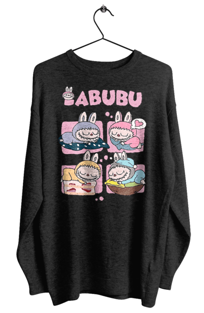 Світшот жіночий з принтом "Сон Labubu". Labubu, weird cute, іграшки, лабубу. 2070702