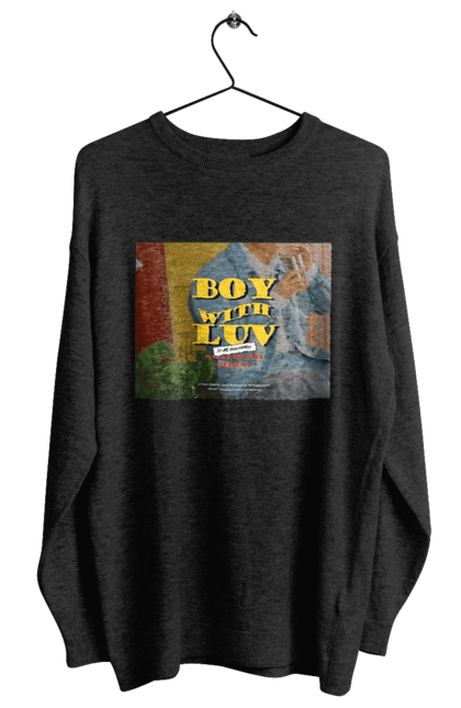 Світшот жіночий з принтом "K pop BTS". Bts, k pop, аніме, кофта, музика. CustomPrint.market