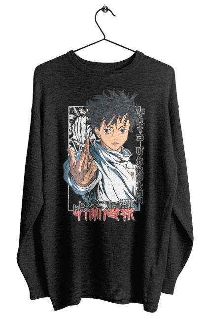 Women's sweatshirt with prints Jujutsu Kaisen Yuta Okkotsu. Anime, dark fantasy, jujutsu kaisen, magic battle, manga, mystic, yuta, yuta okkotsu. 2070702