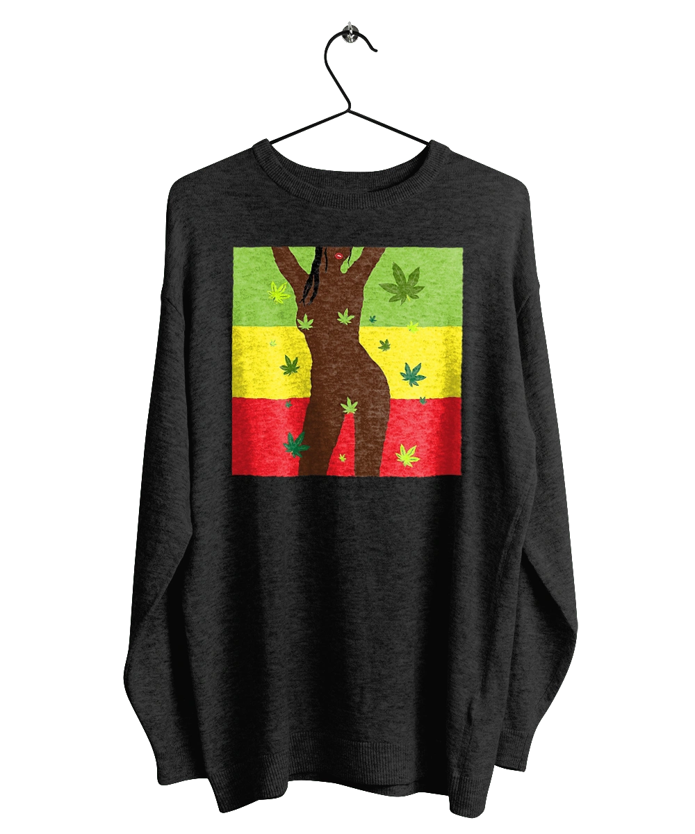 Гола Дівчина І Конопля