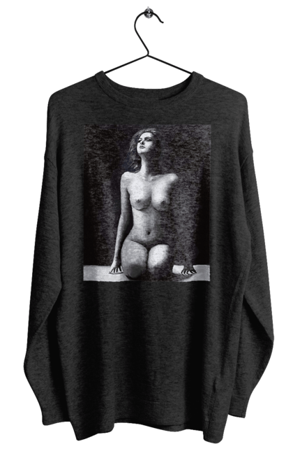 Світшот жіночий з принтом "Краса тіла". Вигини жіночого тіла, грація тіла, груди, жіноче тіло, жіночі груди, краса тіла. 2070702