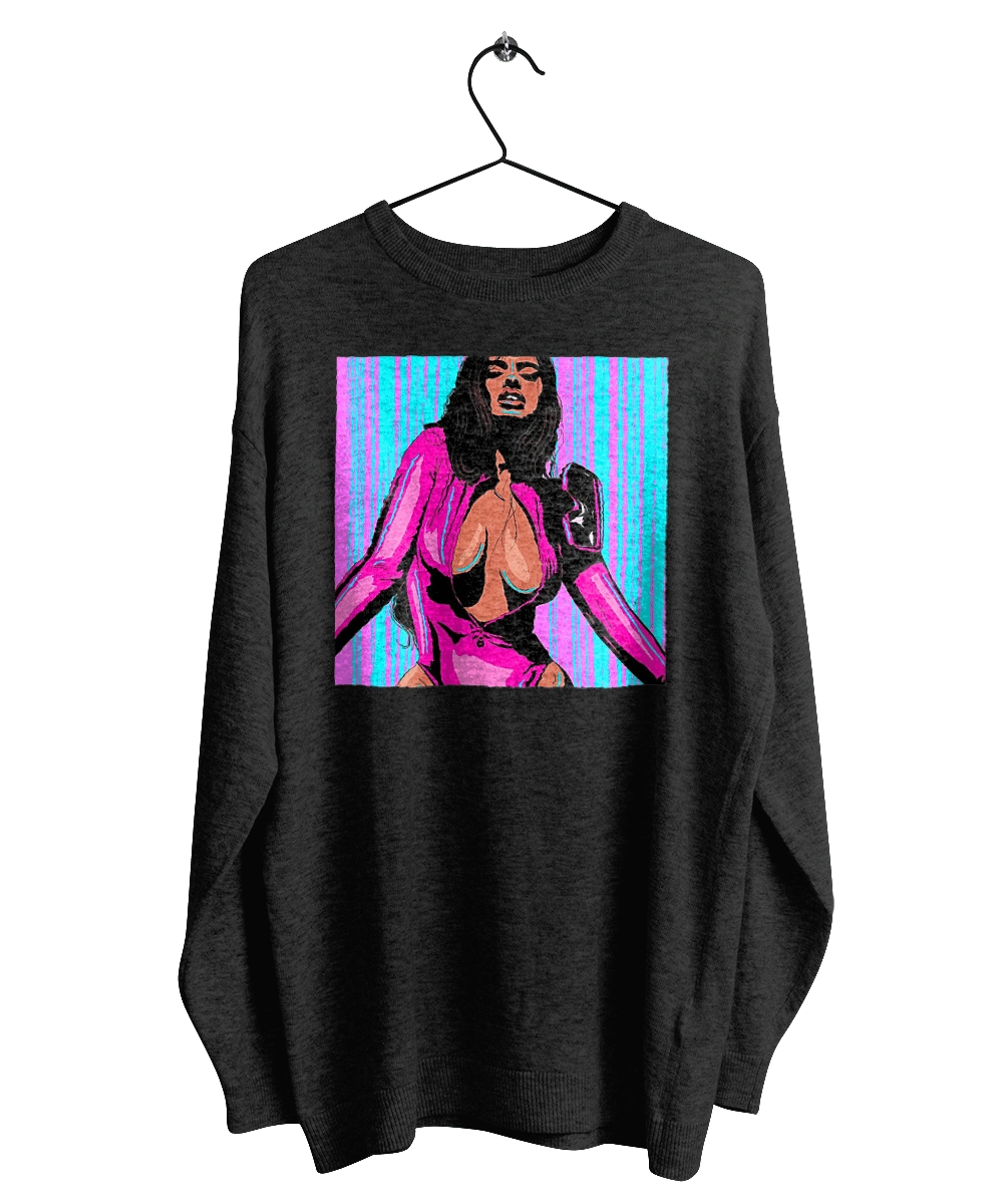 Girl With Deep Neckline