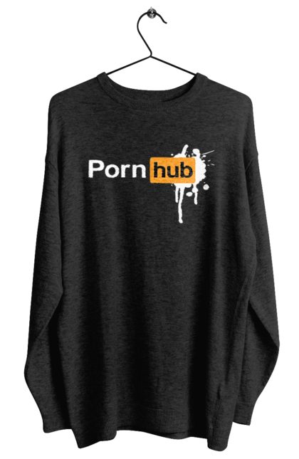 Світшот жіночий з принтом "Porn hub". Гумор, зсу хаб, порно хаб, порнохаб, приколы. 2070702