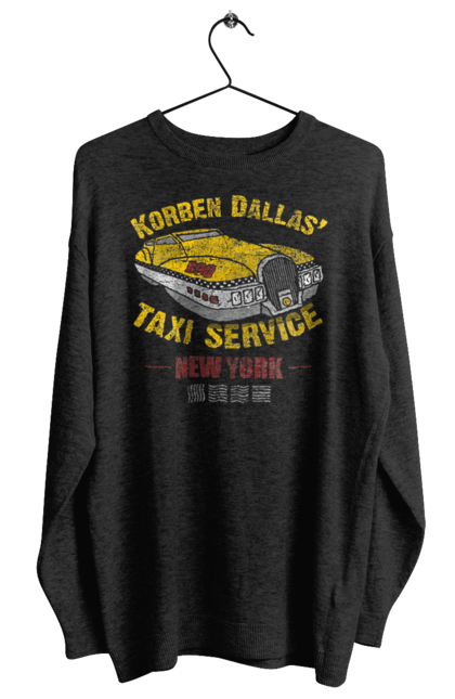 Women`s sweatshirt with prints Fifth element | Korban Dallas | Taxi service. Corban dallas, fifth element, new york, taxi, taxi service. 2070702