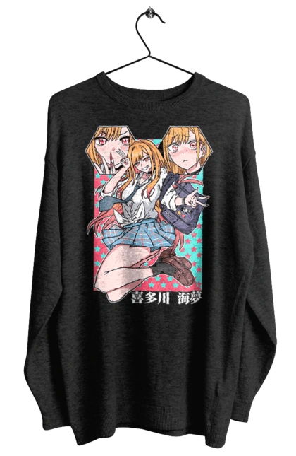 Women`s sweatshirt with prints My Dress Up Darling. Anime, gyaru, manga, marin kitagawa, marine, my dress-up darling, porcelain doll. 2070702