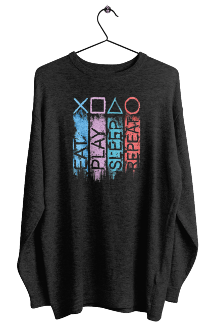 Світшот жіночий з принтом "Геймпад". Playstation, sony, геймпад, гра, джостик. 2070702