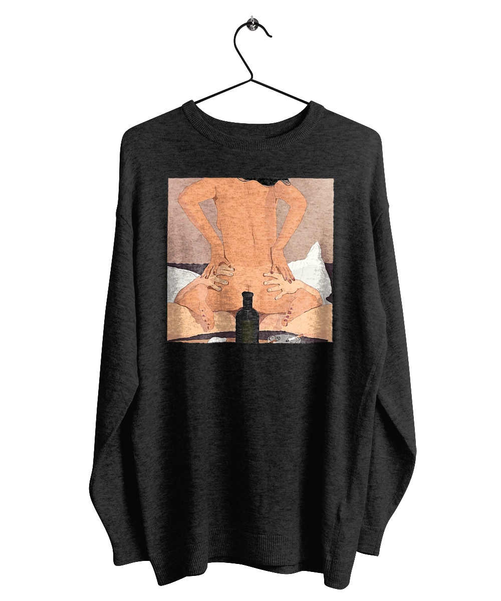 Гола Дівчина, Пляшка І Сигарети