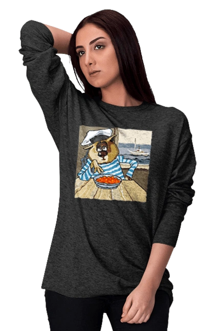 Cat Sailor, On The Ship Eats Red Caviar