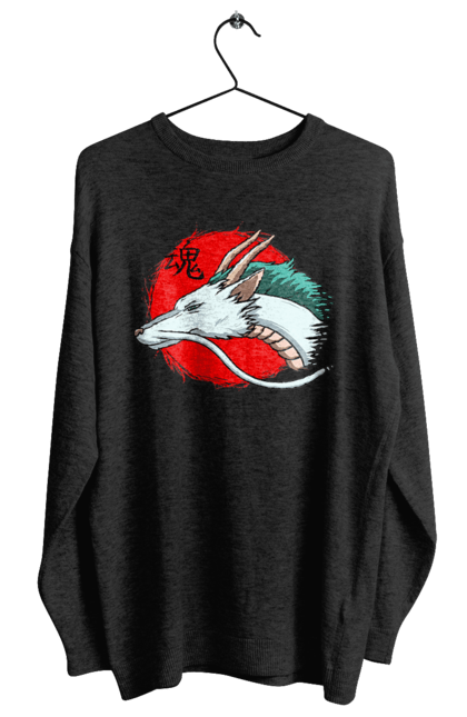 Women's sweatshirt with prints Spirited Away Haku. Dragon, haku, spirited away, studio ghibli. 2070702