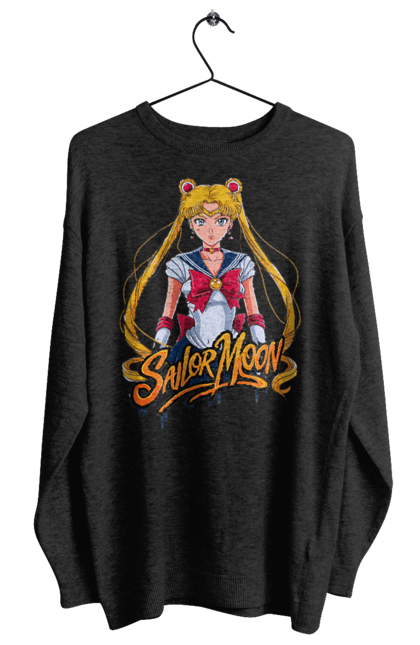 Women's sweatshirt with prints Sailor Moon. Anime, drama, magical girl, sailor moon, tv series, usagi tsukino. 2070702