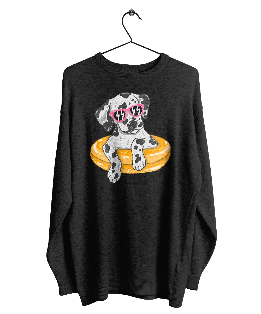 Dalmatian Swims In A Circle