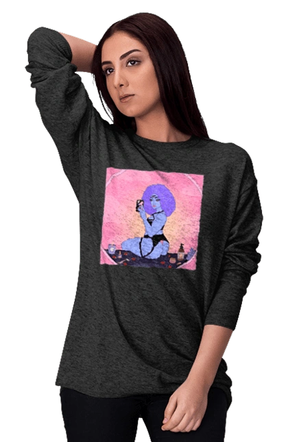 Фіолетова Дівчина Фото У Дзеркалі