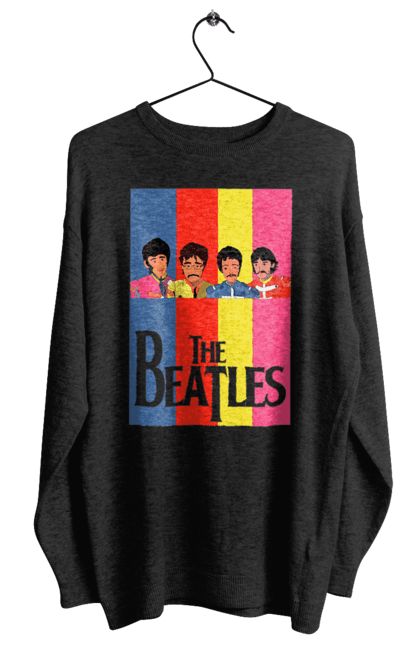 Women's sweatshirt with prints The Beatles. Beatles, george harrison, john lennon, liverpool four, music, paul mccartney, ringo starr. 2070702