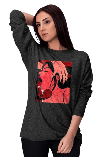 Дівчина Смокче Зі Слиною