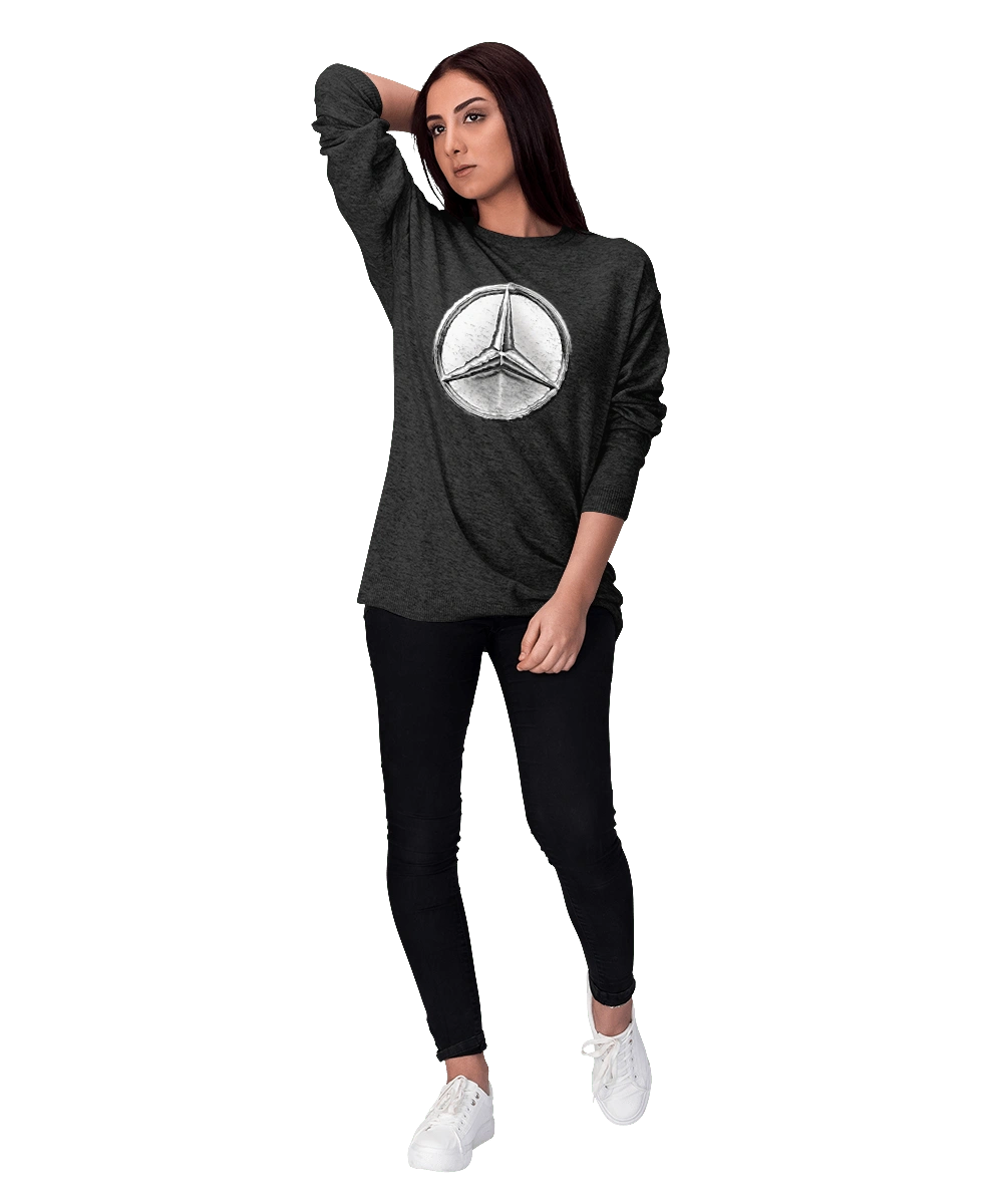 Mercedes Benz Logo Metallic