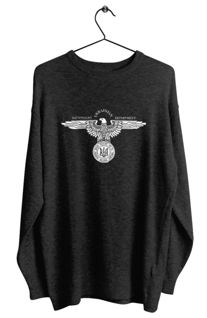 Світшот жіночий з принтом "Орел і Тризуб". Герб, герб україни, орел, патріотичне, україна, українська символіка, українське. 2070702