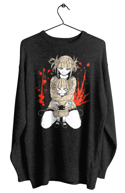 Women's sweatshirt with prints My Hero Academia Himiko Toga. Anime, himiko toga, manga, my hero academia, video game, yakuza toga. 2070702