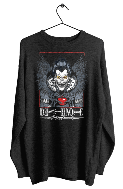 Women's sweatshirt with prints Death note Ryuk. Anime, death note, god of death, kira, manga, ryuk, shinigami. 2070702