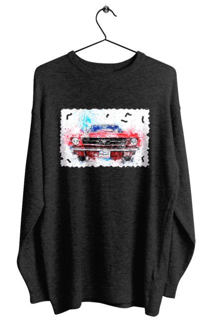 Світшот жіночий з принтом "Автомобіль мустанг". Автомобіль мустанг, донати, допомога, дорога, колесо, конь, машина, мустанг, пейпел, україна. 2070702