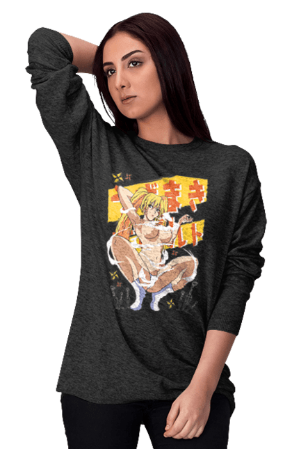 Women's sweatshirt with prints Naruto Sexy Jutsu. Anime, character, manga, naruto, ninja, sexy jutsu, sexy technique, tv series. 2070702