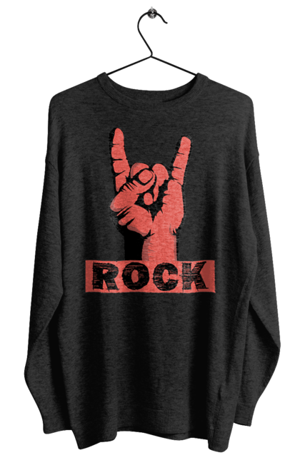 Світшот жіночий з принтом "Рок". Метал, рамштайн, рок, хард рок, хеви метал. futbolka.stylus.ua