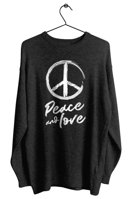 Світшот жіночий з принтом "Пацифік. Мир і любов". Братство, дружба, знак, любов, мир, народ, пацифік, символ, ситмвол світу, співробітництво. KRUTO.  Магазин популярних футболок