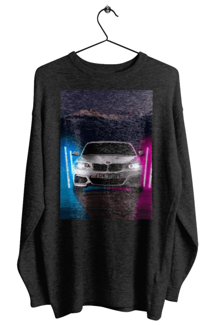 Світшот жіночий з принтом "БЕХА". Беха, в машину, красота, птн пнх, фонарі. 2070702