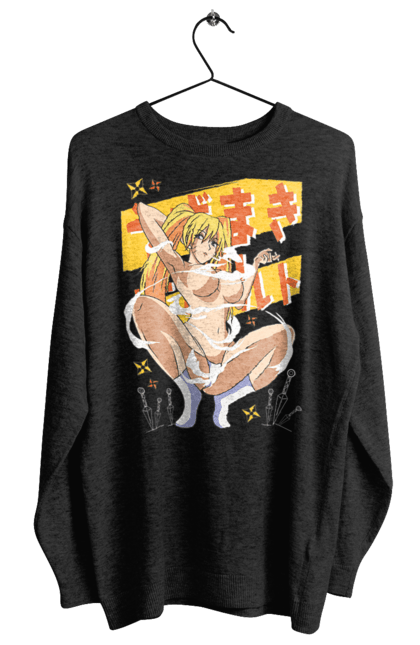 Women's sweatshirt with prints Naruto Sexy Jutsu. Anime, character, manga, naruto, ninja, sexy jutsu, sexy technique, tv series. 2070702