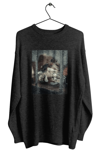 Світшот жіночий з принтом "Мото". Байк, дорога, мото, сила, швидкість. 2070702