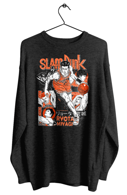 Women's sweatshirt with prints Ryota Miyagi. Anime, basketball, comedy, manga, ryota miyagi, school, shonen, slam dunk, sports anime. 2070702