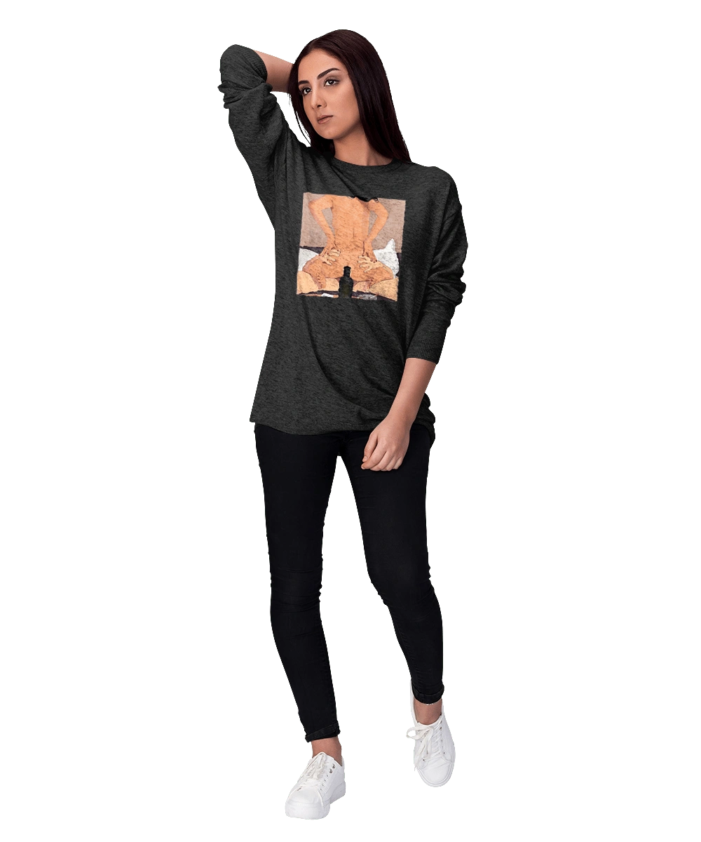 Гола Дівчина, Пляшка І Сигарети