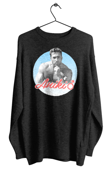 Світшот жіночий з принтом "Біллі Херрінгтон". Аніки, біллі, біллі херрінгтон, гачі, гачімучі, гумор, прикольна, херрінгтон. 2070702