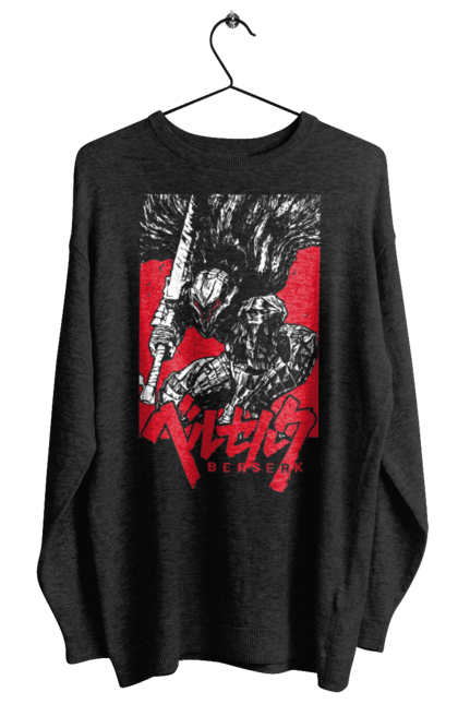 Women's sweatshirt with prints Berserk. Anime, berserk, griffith, guts, kentaro miura, manga. 2070702