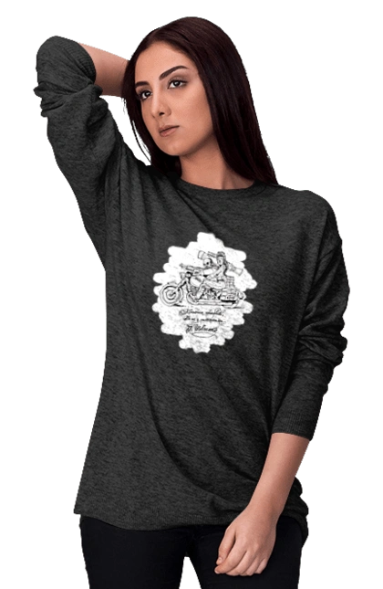 Shevchenko on a motorcycle