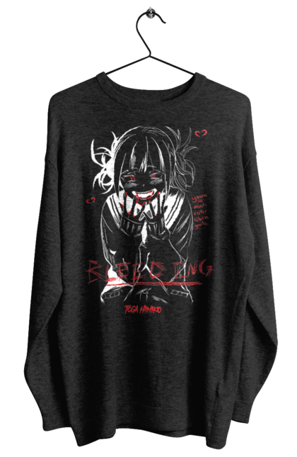 Women's sweatshirt with prints My Hero Academia Himiko Toga. Anime, himiko toga, manga, my hero academia, video game, yakuza toga. 2070702